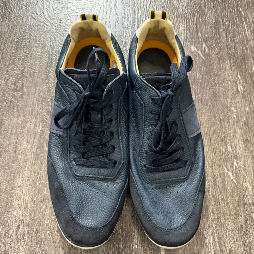 Rodd‎ & Gunn Men's Leather Suede Navy Casual Sneakers Size 43 EU 10 US